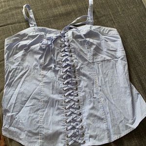 Lace up shirt